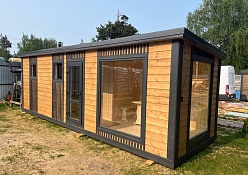 Каркасная перевозная баня 7х2,3 в Суздале