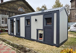 Баня в стиле барнхаус 7х2,3 в Раменском