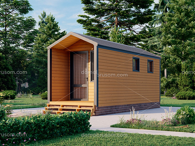 Баня Барн 5 с террасой