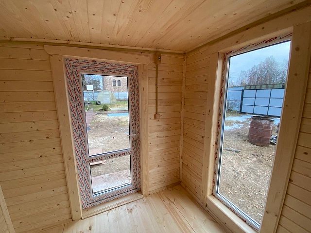 Баня с террасой Скандинавия 10