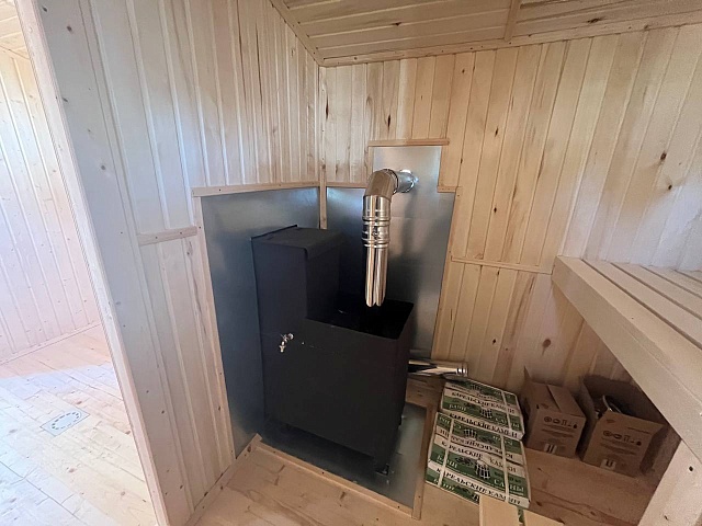 Мобильная баня из бруса ПБ-7