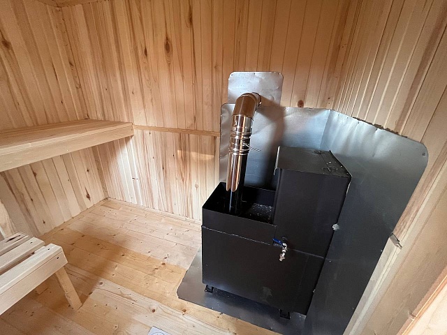 Мобильная баня из бруса ПБ-6 Пестово