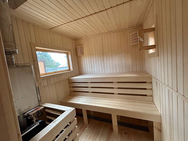 Баня Лофт-6 каркасной сборки с туалетом