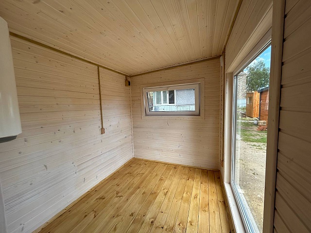 Баня Лофт-6 каркасной сборки с туалетом