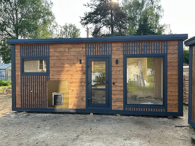 Современная баня Лофт-3