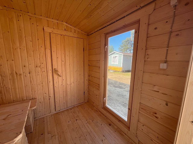 Мобильная баня из бруса ПБ-7