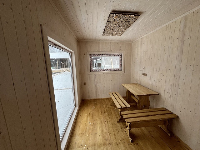 Баня Лофт-6 каркасной сборки с туалетом